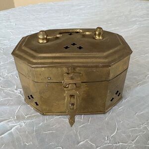 Vintage Brass Cricket/Trinket Box